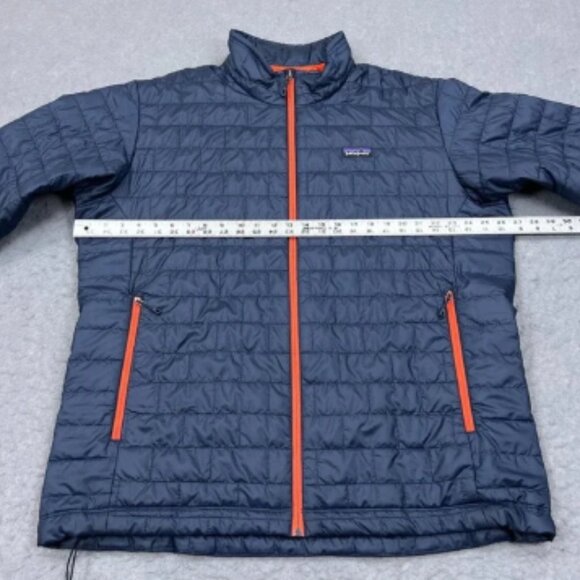 Patagonia Nano Puff Jacket Mens XXL Blue Quilt Insulated Full Zip Hiking Outdoor - Picture 9 of 13